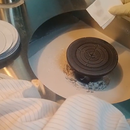 Wafer Backside De-Powdering